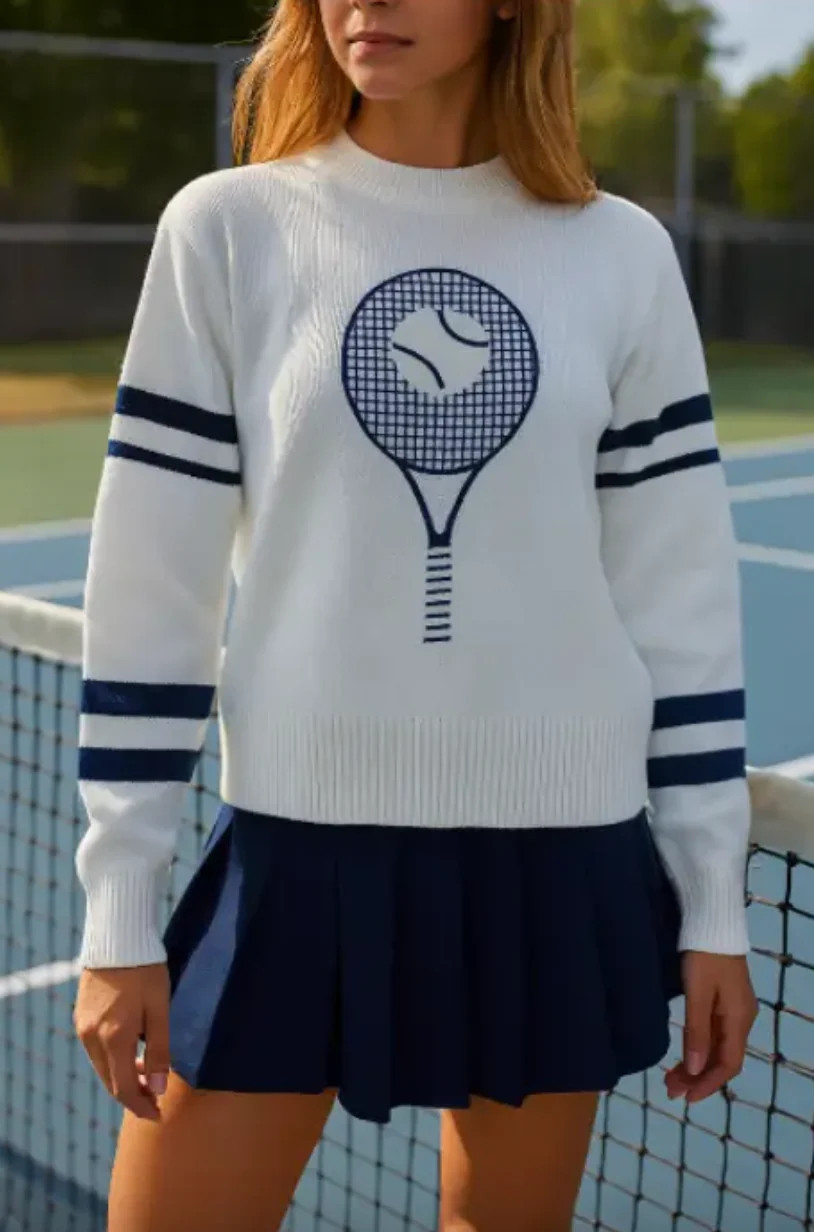 Big Racquet Tennis Sweater | Runway Athletics