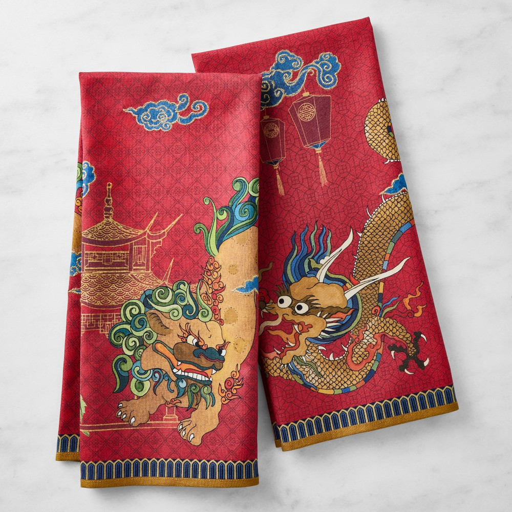 Lunar New Year Towels, Set of 2 | Williams-Sonoma