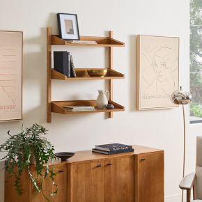 Mid-Century Modular 3-Tier Wide Shelf | West Elm (US)