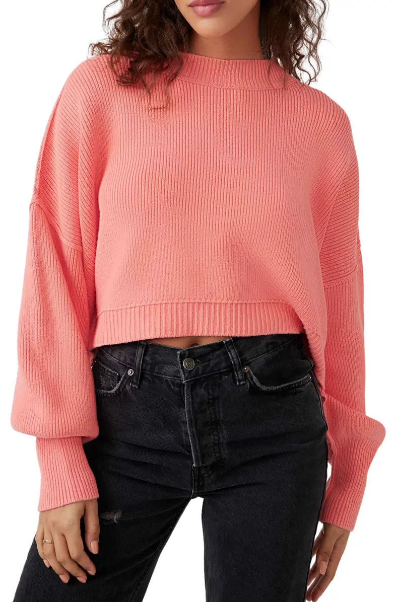 Easy Street Crop Pullover | Nordstrom