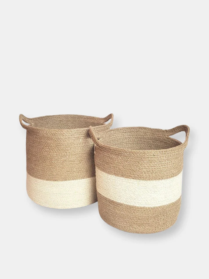 Agora Colorblock Basket (Set of 2) | Verishop