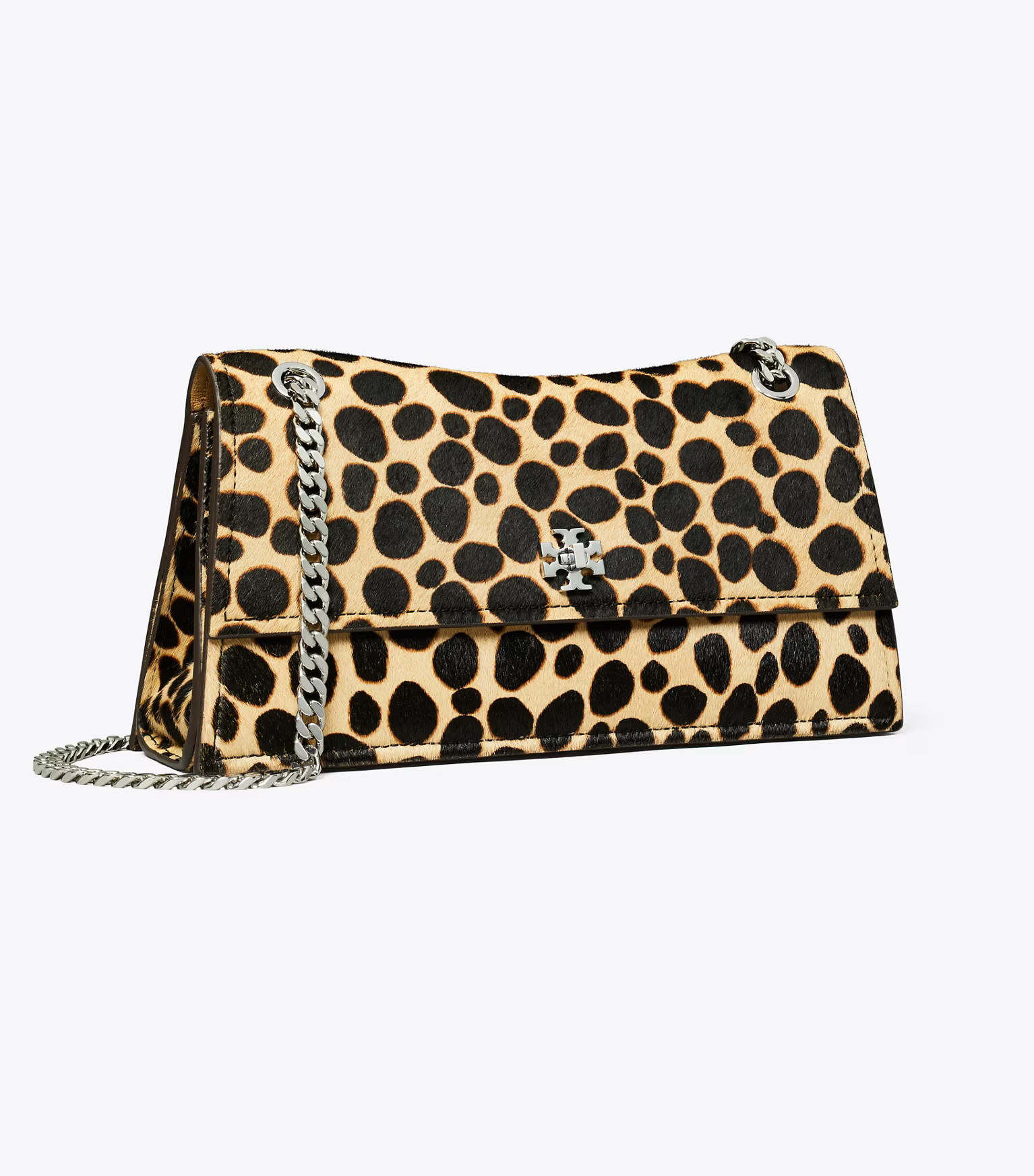 KIRA TURNLOCK CALF HAIR SHOULDER BAG | Tory Burch (US)