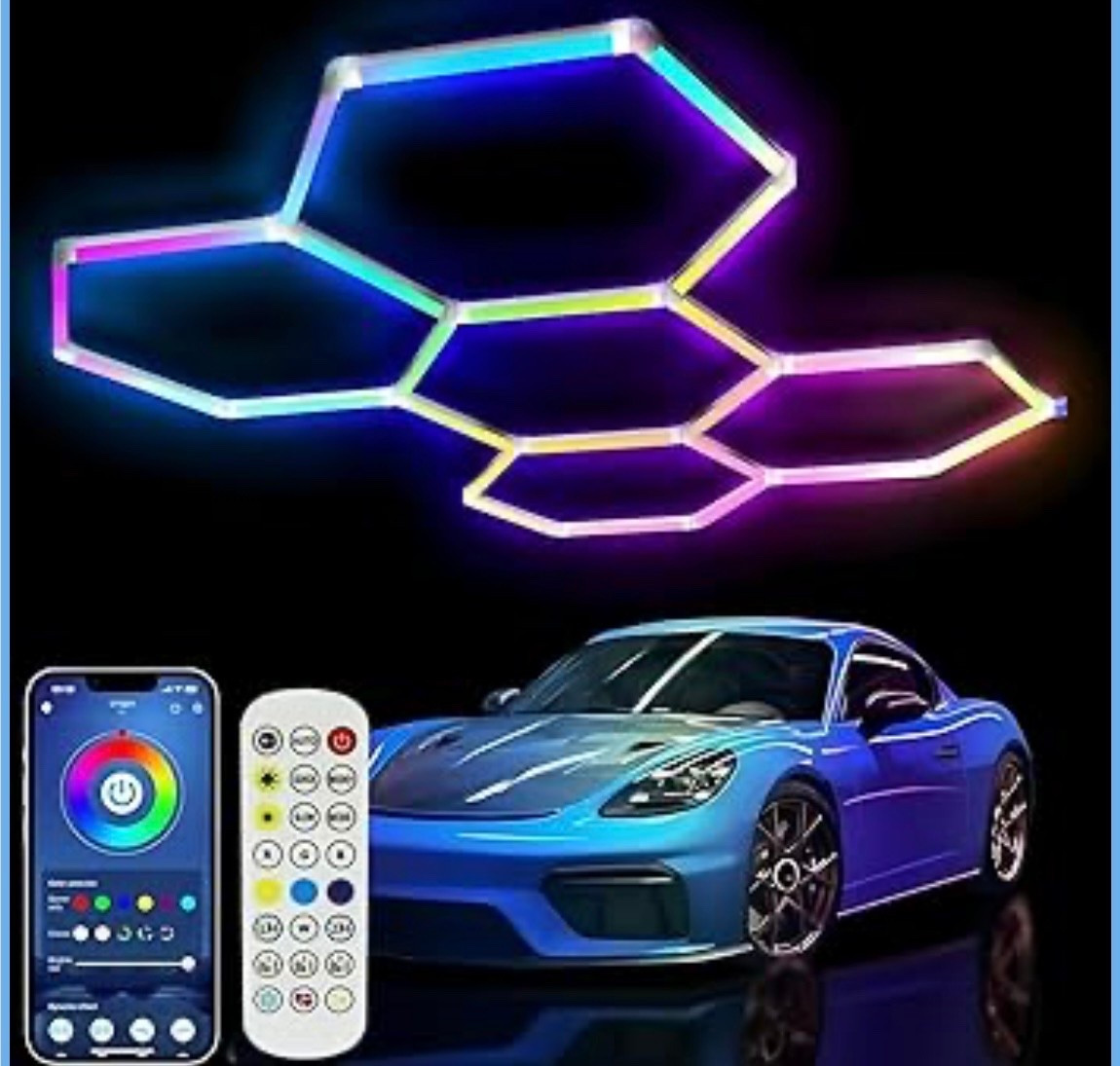 Hexagon lights make the perfect accent to a teen boys bedroom! 

#LTKHome #LTKMens #LTKKids