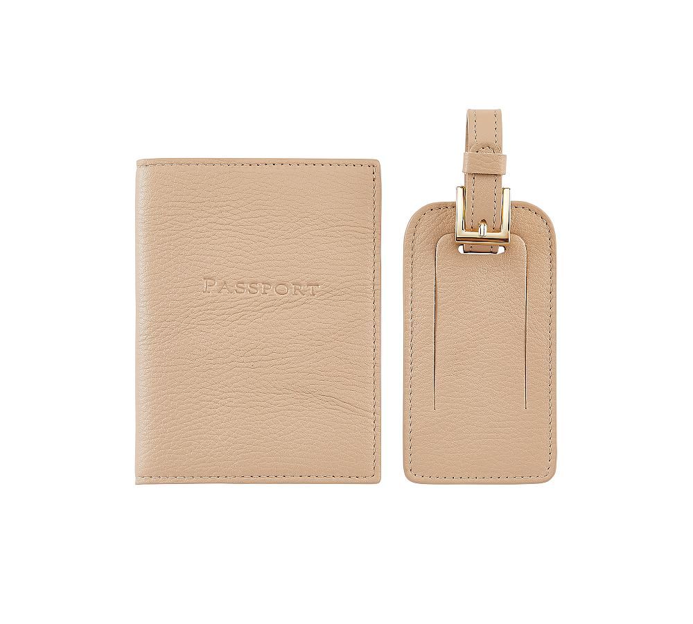 Quinn Leather Passport Case & Luggage Tag | Pottery Barn (US)