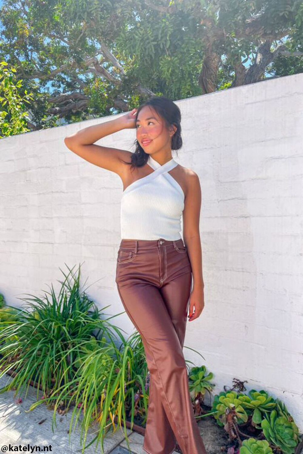 Sweater-Knit Halter Crop Top | Forever 21 (US)