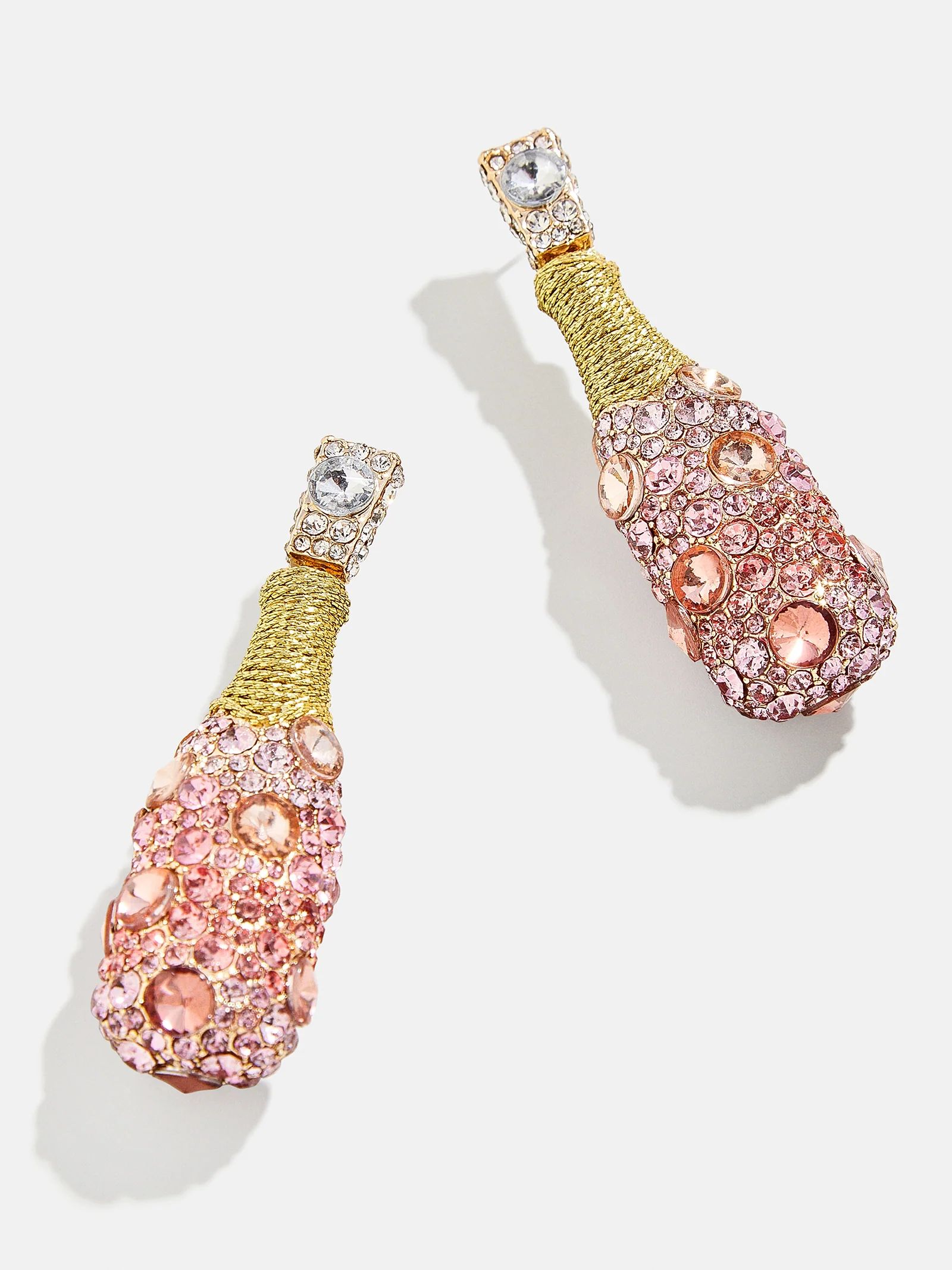 Think Pink Earrings - Rosé Bottle | BaubleBar (US)