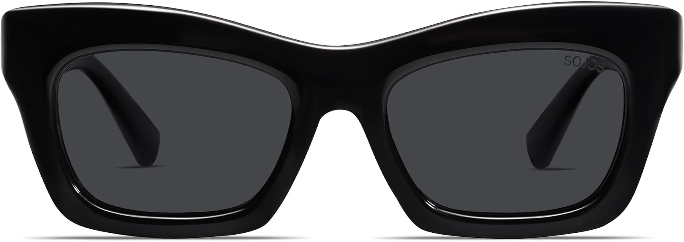 SOJOS Trendy Cat Eye Polarized Sunglasses for Women Men Retro Chunky Designer Sunnies SJ2339 | Amazon (US)