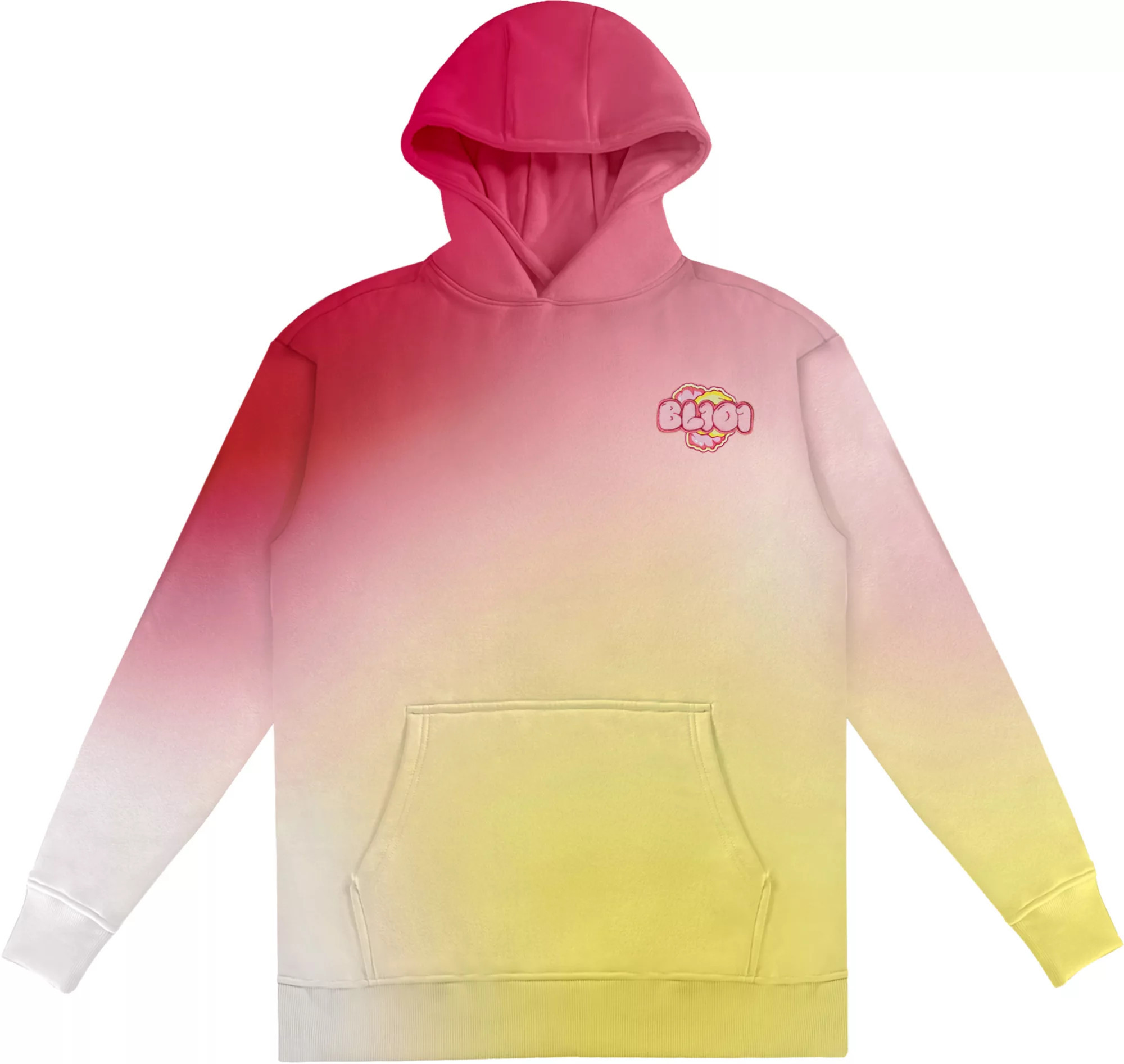 Baseball Lifestyle 101 Boys' Cotton Candy Hoodie, XS, Pink/Yellow | DICK'S Sporting Goods