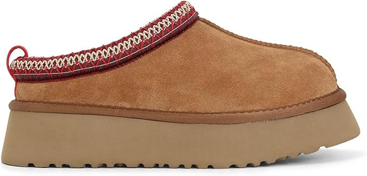 Womens Slipper Platform Mini Boots Short Ankle Boot Fur Fleece Suede Warm Lined Sneakers Indoor O... | Amazon (US)