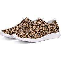 Leopard Print Slip On Shoes, Breathable Sneaker Canvas Men Women Animal Cheetah Custom Design | Etsy (US)
