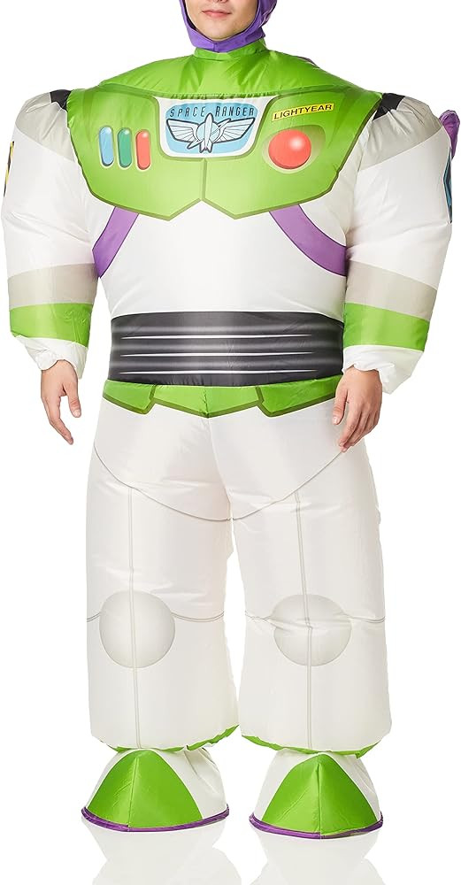 Disguise Men's Disney Buzz Lightyear Inflatable Toy Story 4 Costume One Adult Costume outfit | Amazon (US)