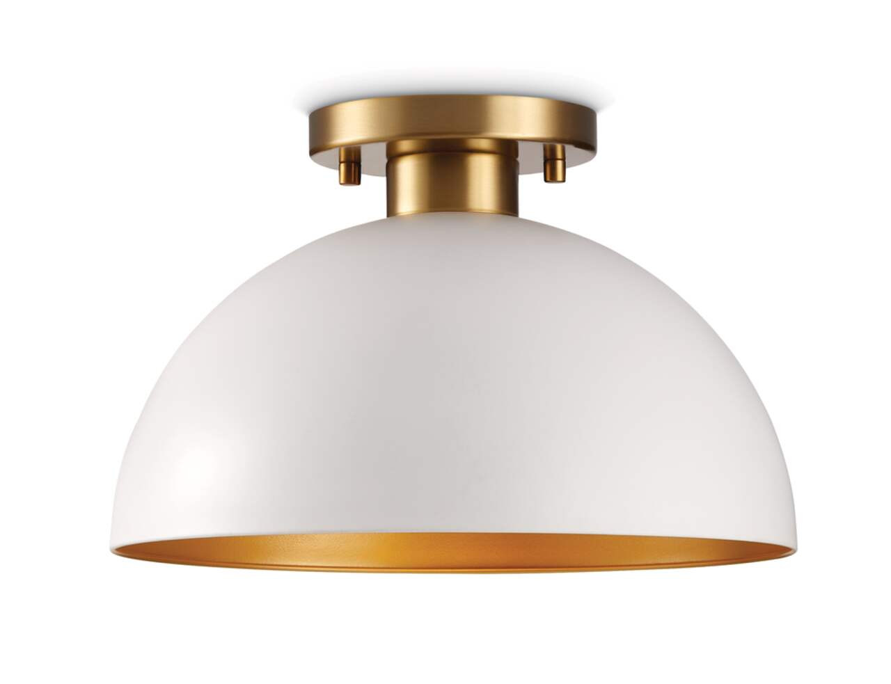 CANVAS McKee 1-Light Semi-Flush Mount Ceiling Light, White#152-2646-0 | Canadian Tire