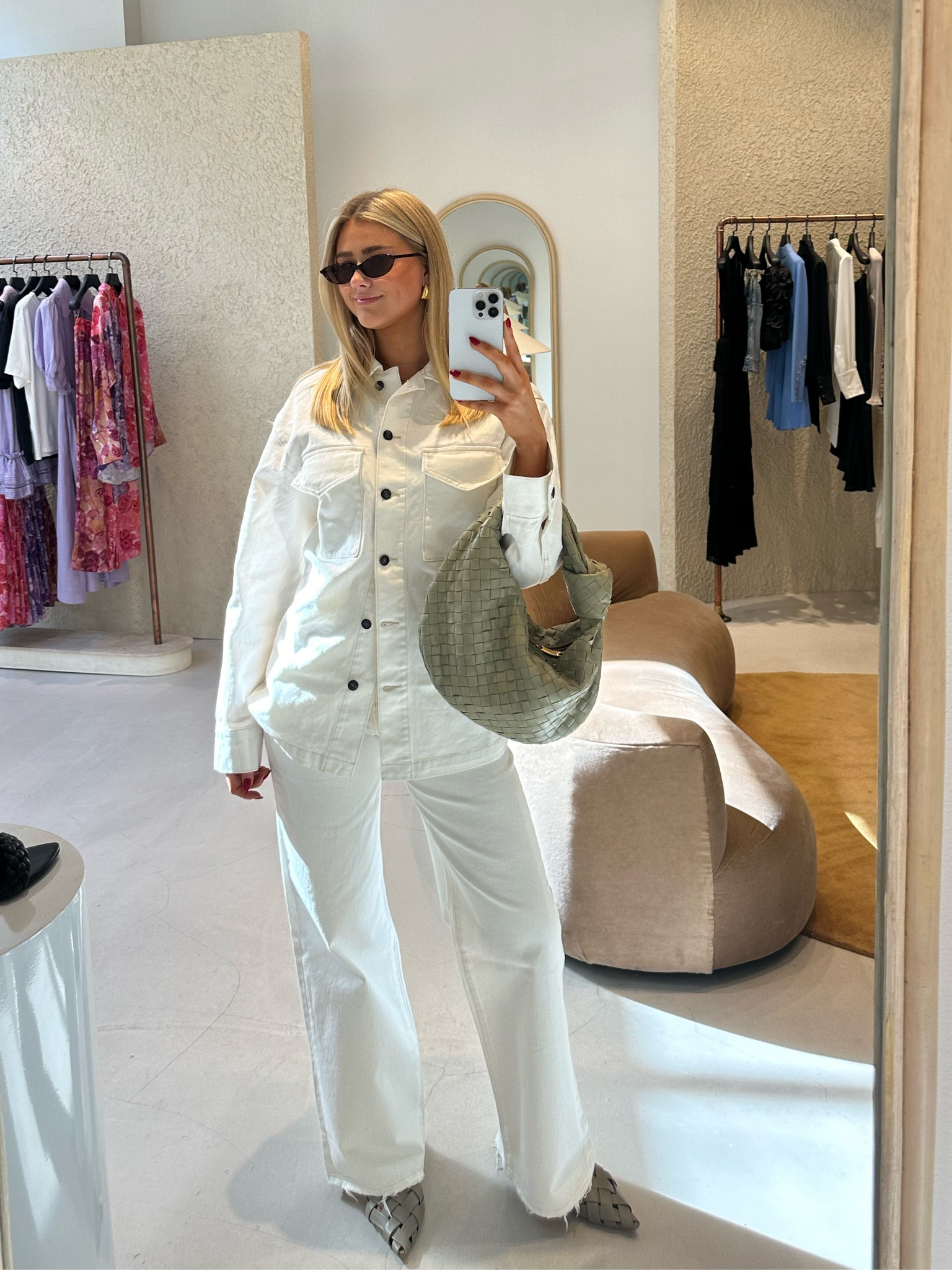 Shopping fit! I wear a small/8 in both xx 