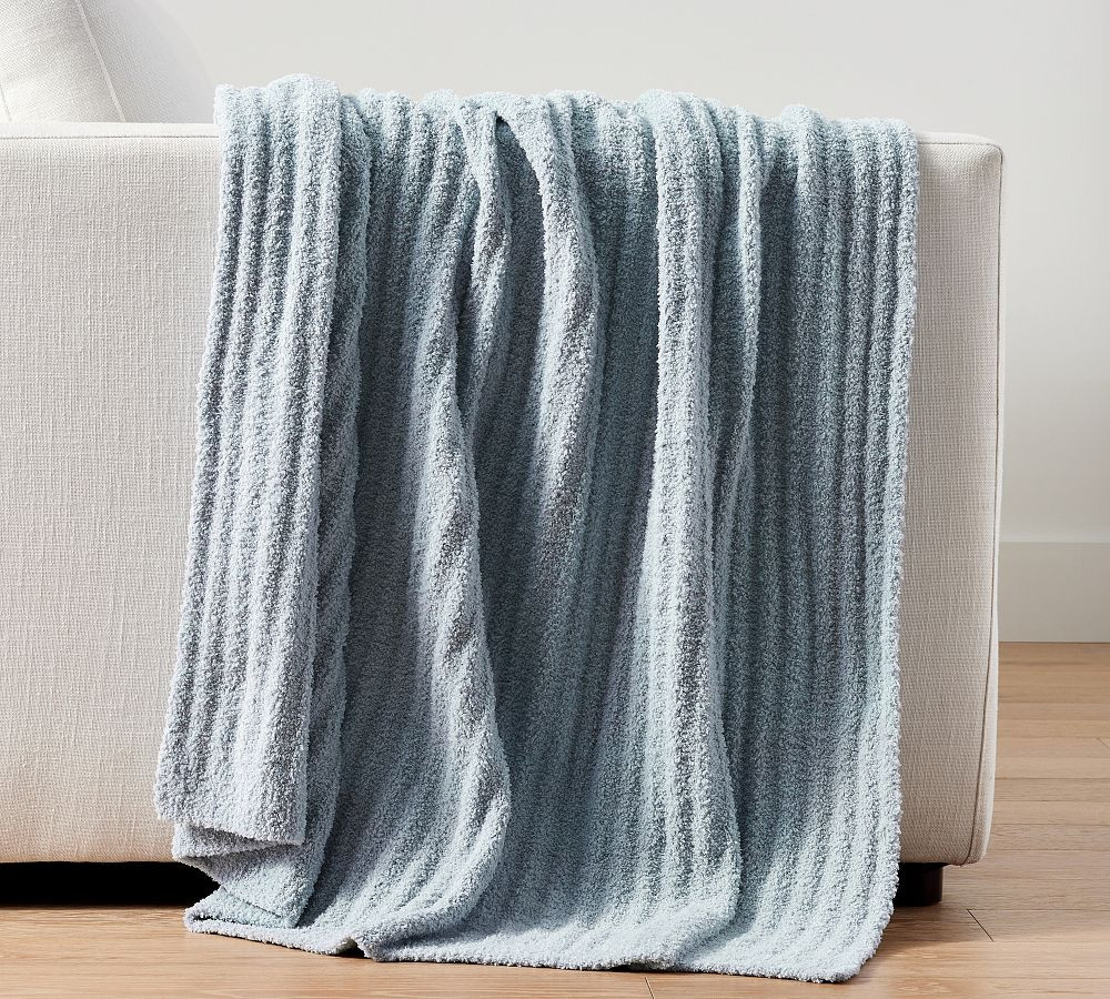 Air Ribbed Throw Blanket | Pottery Barn (US)