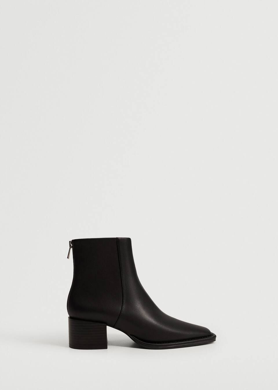 Squared-toe ankle boots | MANGO (US)