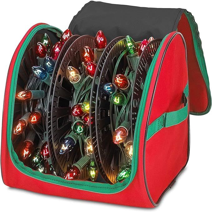 Premium Christmas Light Storage Bag – Heavy Duty Tear Proof 600D/Inside PVC Material with Reinf... | Amazon (US)