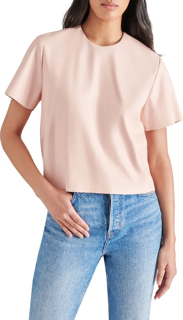 Ezra Faux Leather Top | Nordstrom