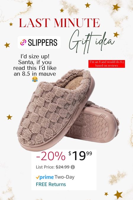 Checkered sherpa slippers! 

#LTKsalealert #LTKGiftGuide #LTKshoecrush