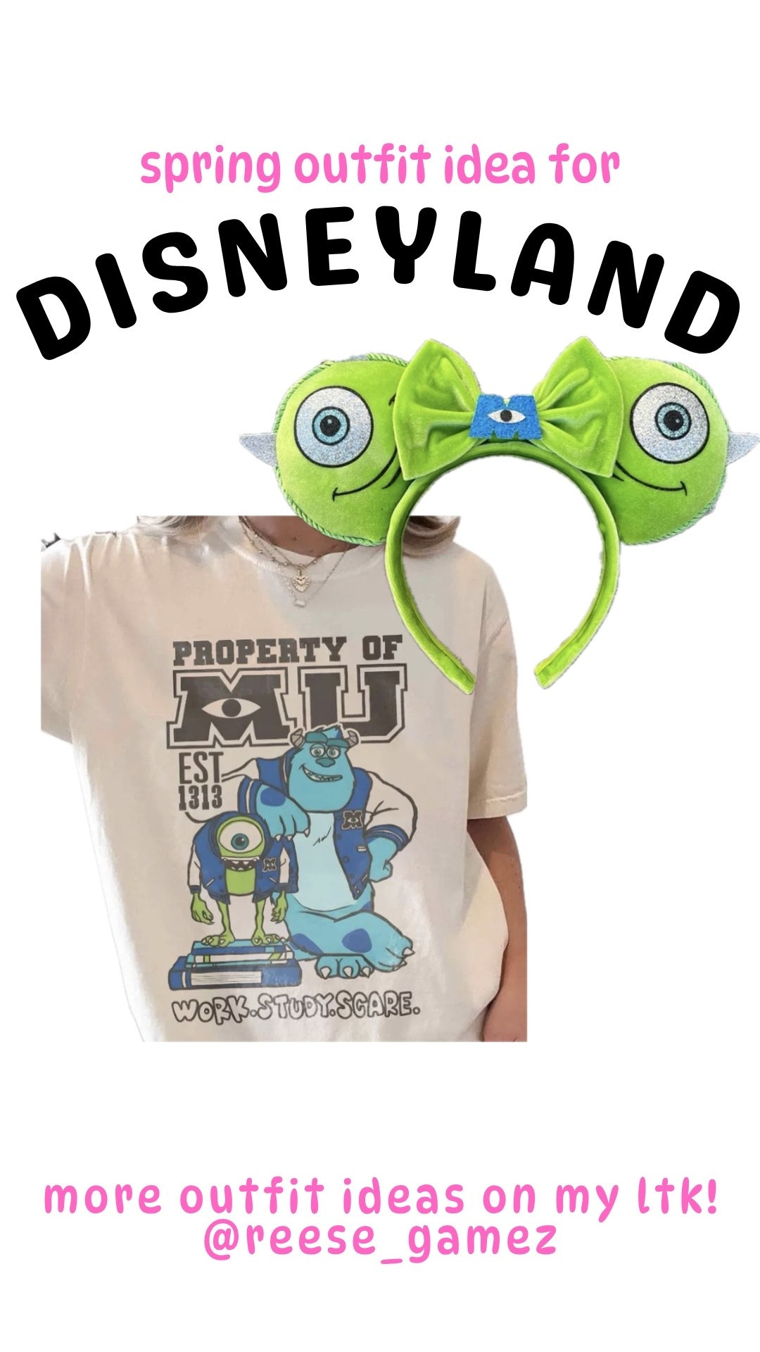 disney outfit, disneyland outfit, disney outfits, disneyland outfits, monsters inc outfit, sully outfit, mickey ears, minnie ears

#LTKTravel #LTKootd #LTKSeasonal