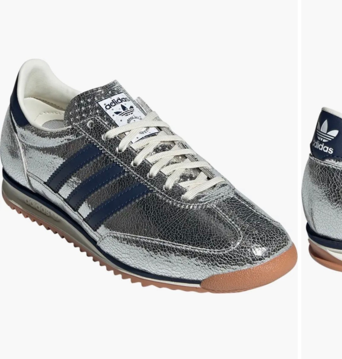 The new sneaker is gold and silver metallics 

#LTKootd