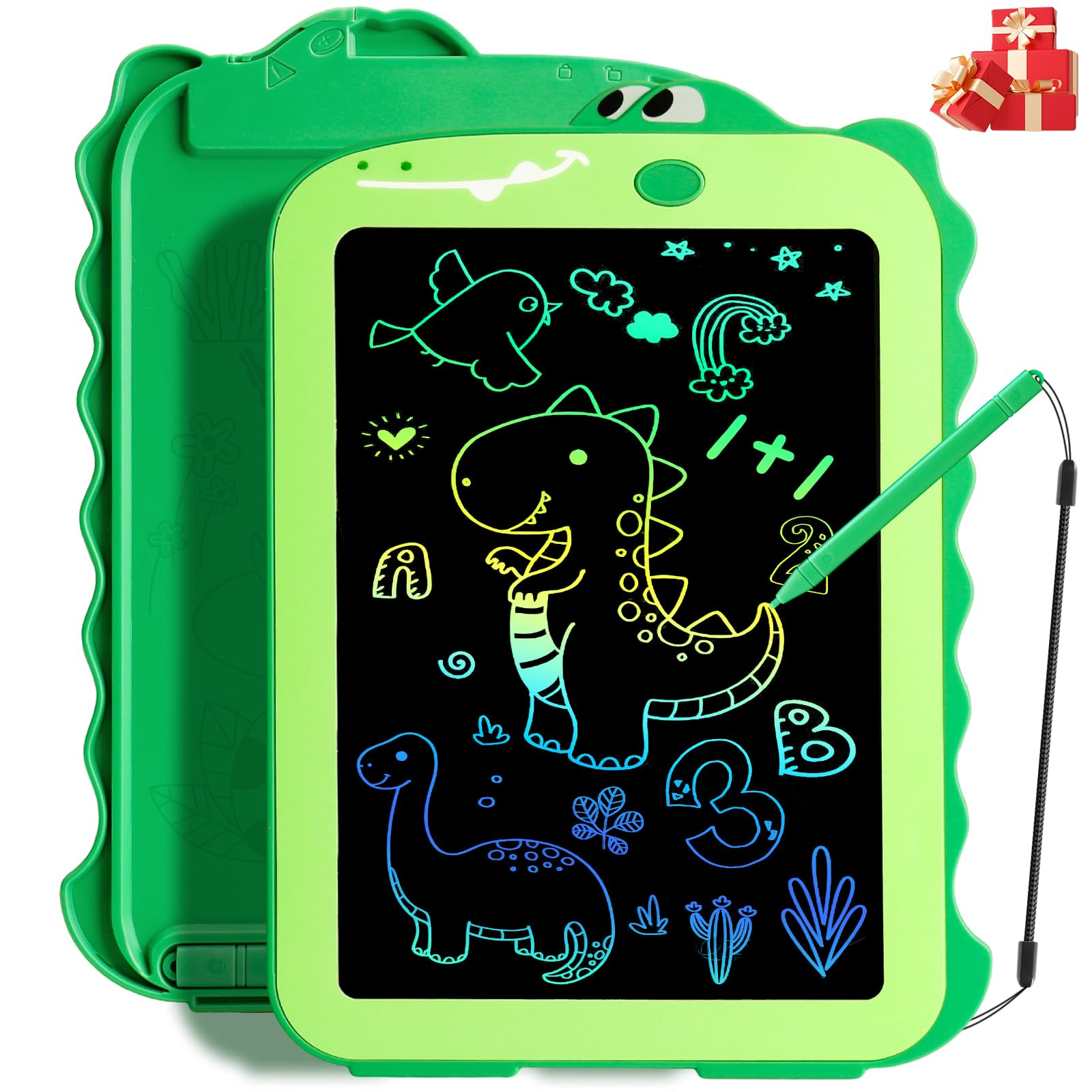 LCD Writing Tablet for Kids, Colorful Toddlers Toys Drawing Board, Educational Kid Toys, Doodle Pad Dinosaur Toys for 3 4 5 6 7 8 Year Old Boys Girls Birthday Party Christmas Gifts,8.5inch | Amazon (US)
