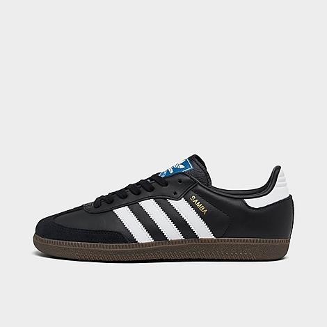 Adidas Women's Originals Samba OG Casual Shoes in Black/Core Black Size 5.0 Leather | Finish Line (US)