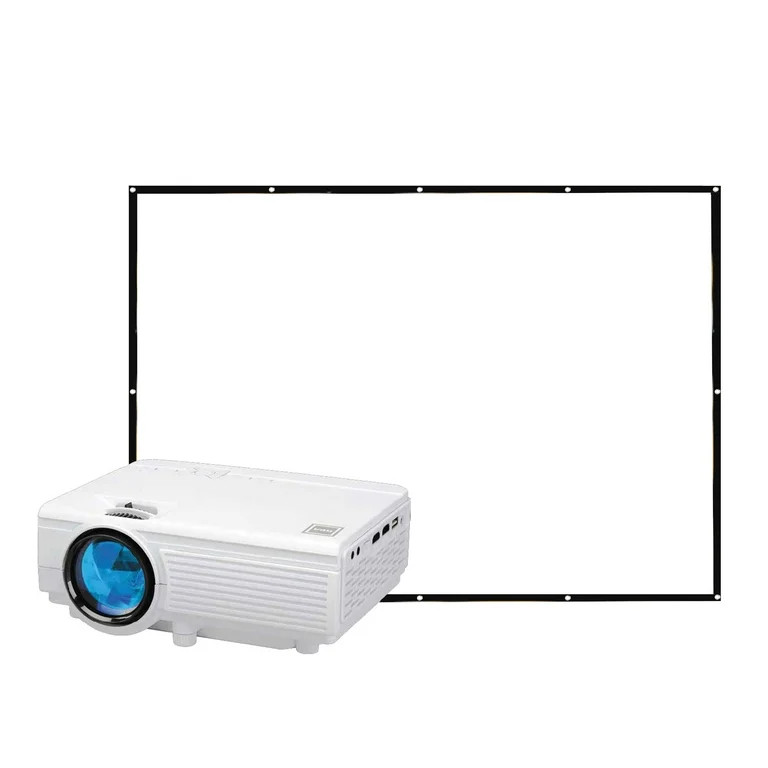 RCA, 480P LCD HD Home Theater Projector with Bonus 100" Fold up Projector Screen, RPJ161 | Walmart (US)