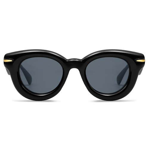 Appassal Chunky Round Sunglasses for Women Men Trendy Puffy Thick Inflated Shades AP3695 | Amazon (US)