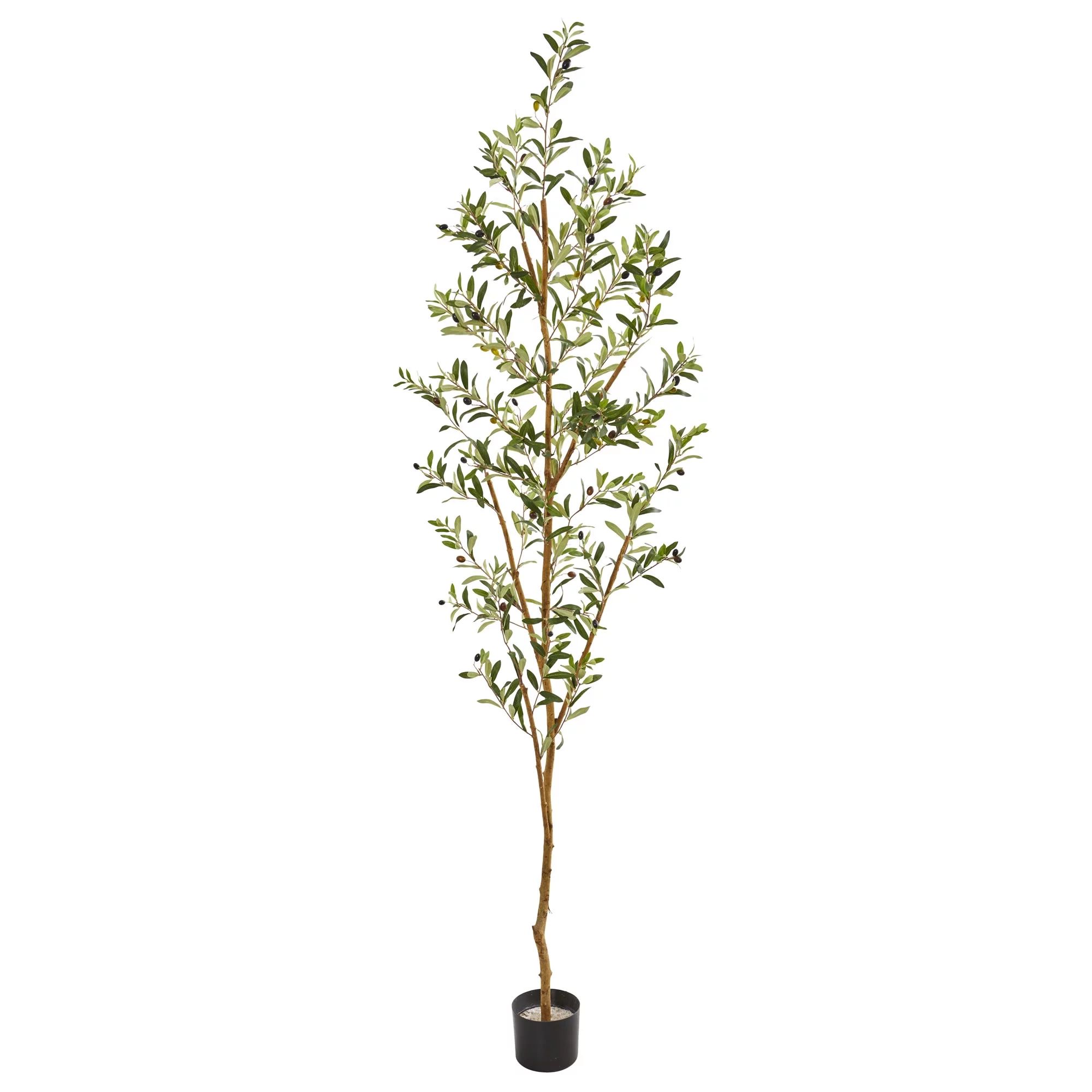 Nearly Natural 82" Olive Artificial Tree - Walmart.com | Walmart (US)