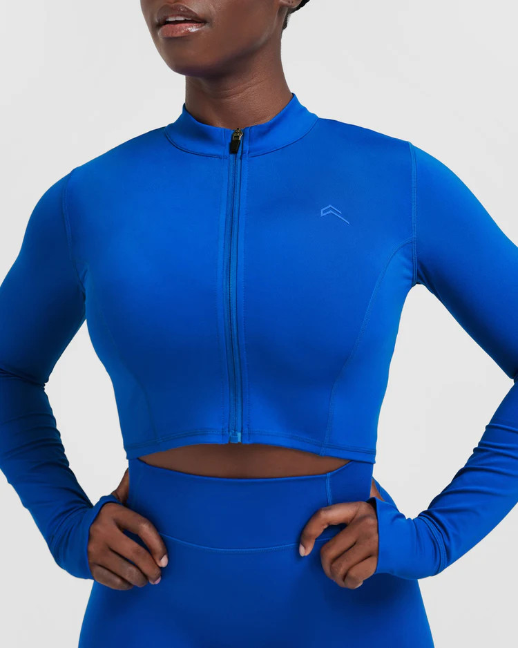 Timeless Crop Jacket 
 Cobalt | Oner Active (UK / US)