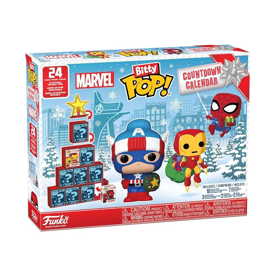 Funko Pop! Bitty Countdown Calendar: Marvel Comics - 24 Days of Surprises - Collectible Vinyl Min... | Amazon (US)
