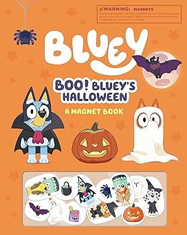 Boo! Bluey's Halloween: A Magnet Book      Board book – August 15, 2023 | Amazon (US)