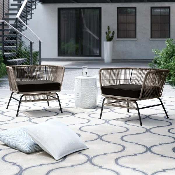 Harvey Patio Chair with Cushions | Wayfair North America