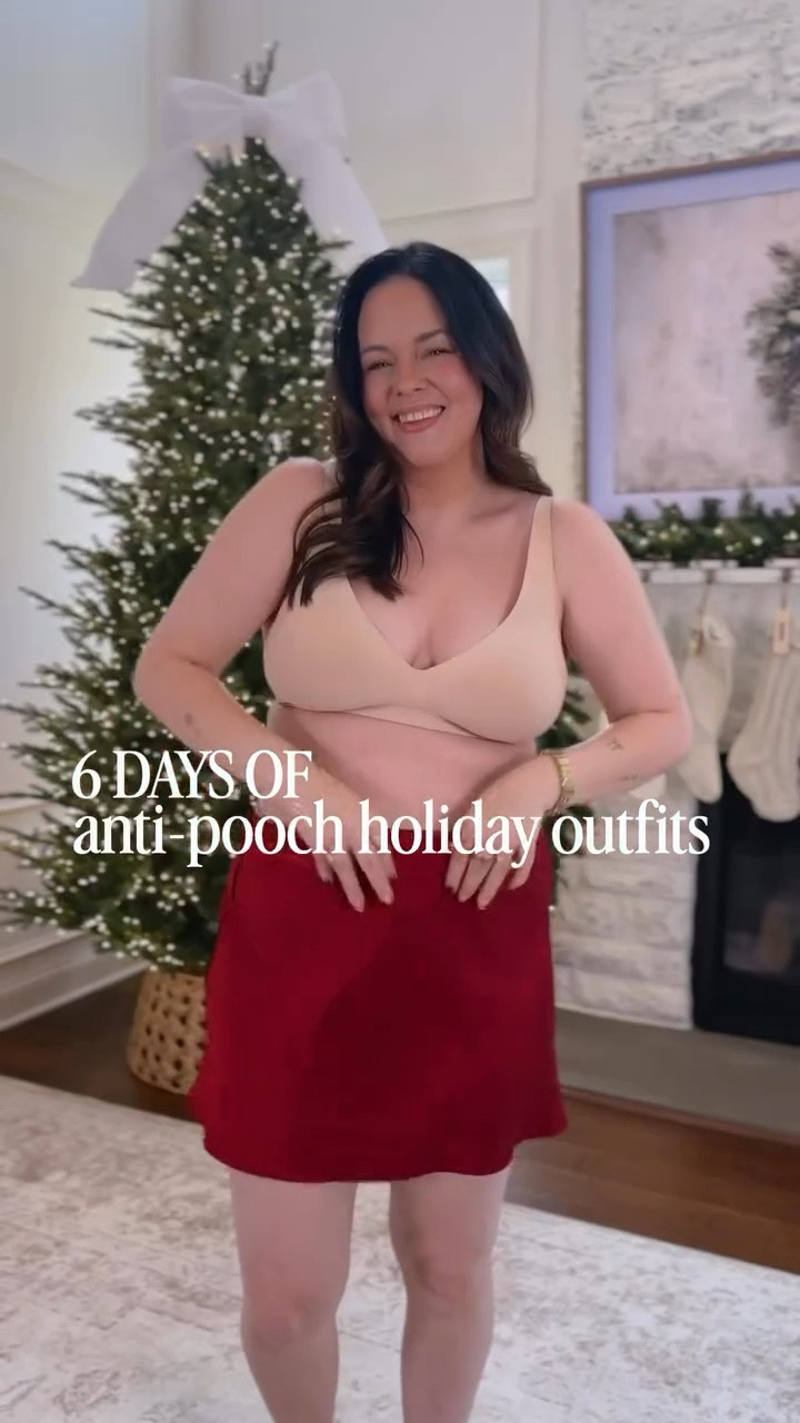 day two of anti-pooch holiday outfits 🌲❤️✨ obsessed with this monochrome look! 

#antipooch #holidayoutfits #christmasoutfit #tummypooch #mompooch #millennialstyle

#LTKgrwm #LTKHoliday #LTKMidsize