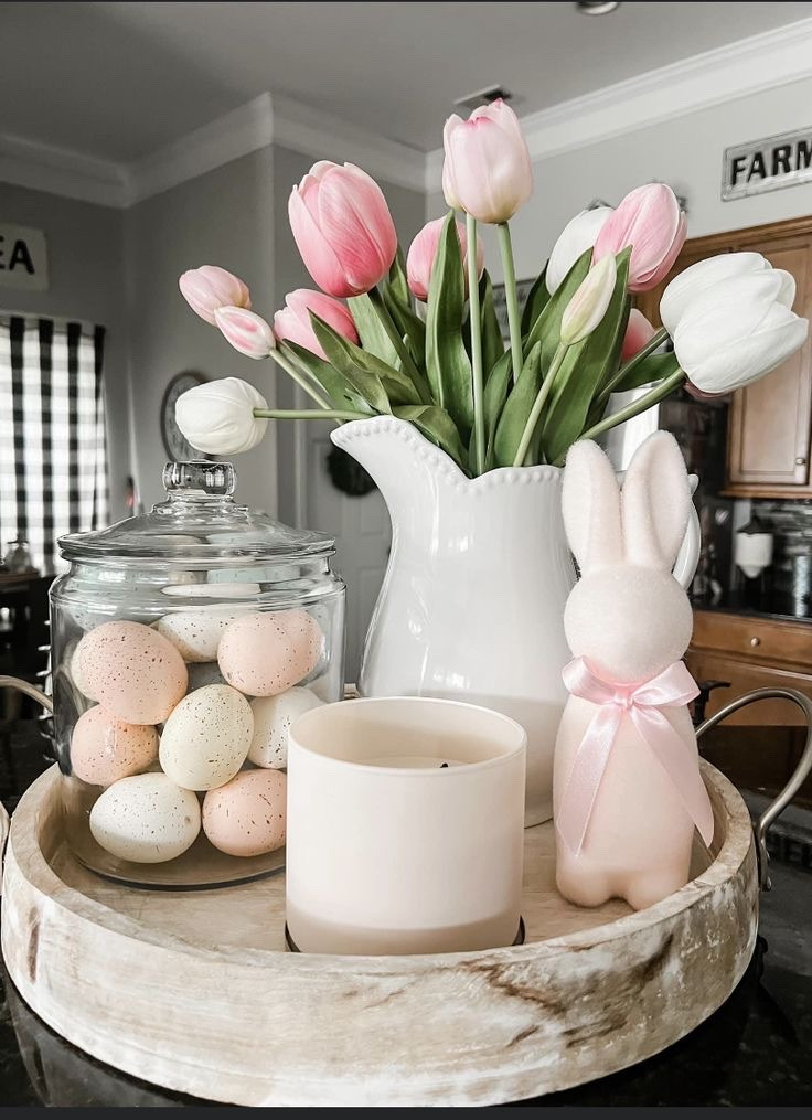 I love the look of this Easter Centerpiece // Spring table or counter centerpiece! Here are similar items you can use to recreate this look!🌷✨ #springcenteriece #eastercenterpiece #easstereggs #springcenterpiece

#LTKHome #LTKFindsUnder50 #LTKSeasonal