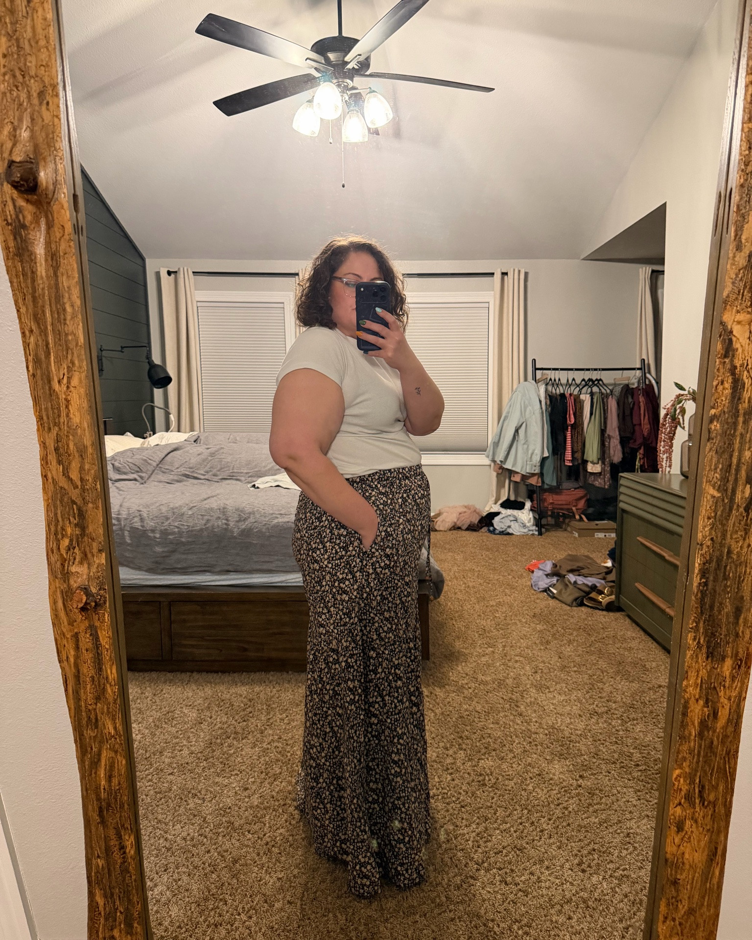 Top XL
pants 18

Bust 43  //  waist 42 //  hips 52  //  5’6”

#LTKPlusSize #LTKMidsize #LTKootd
