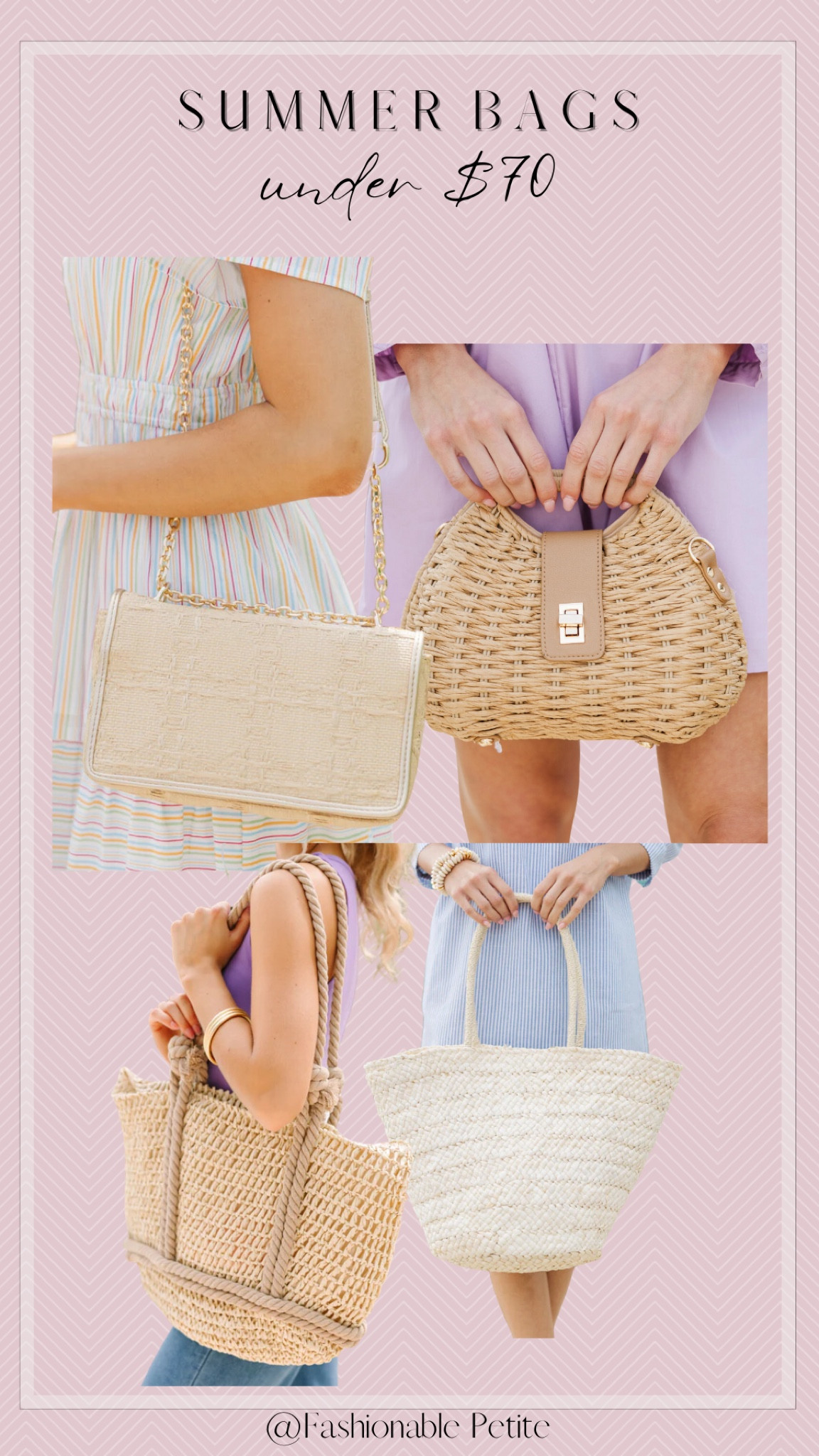 Summer purses and summer bags.

Tote bag. Beach bag. Summer accessories. Summer outfit. Beach outfit. 

#LTKfindsunder100