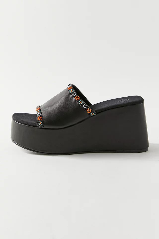 UO Solano Beaded Platform Sandal | Urban Outfitters (US and RoW)