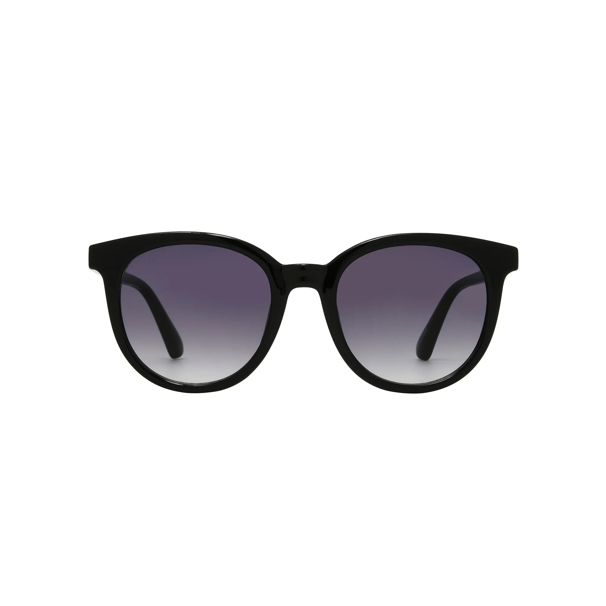 Sunsentials by Foster Grant Black Round Unisex Sunglasses | Walmart (US)