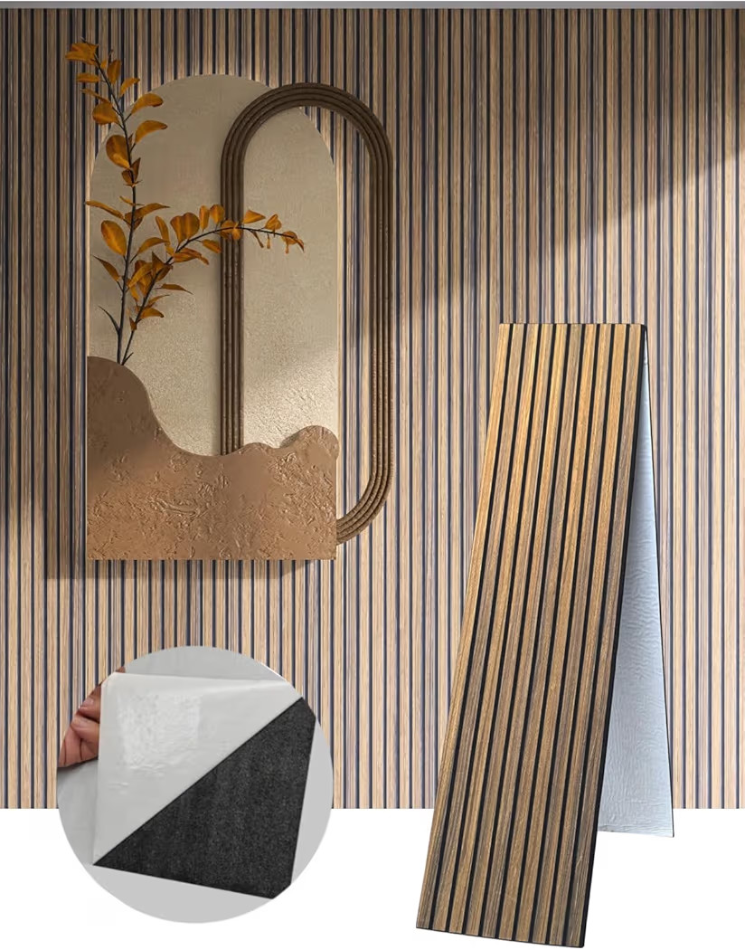 2 Packs 3D Wall Panels Peel and Stick | Wall Panels for Interior Wall Decor | Self Adhesive Sound... | Amazon (US)