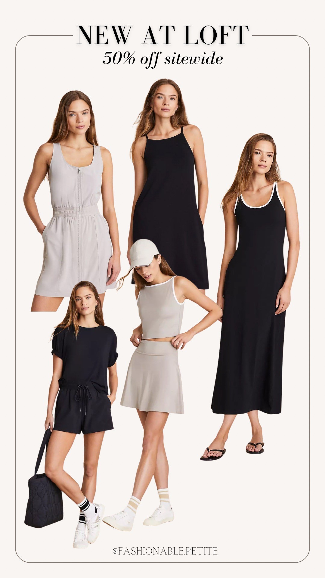 New arrivals from Loft! Casual active wear styles from Lou & Grey.

Summer outfit, summer style, active dress, skort, tennis skirt, tennis dress 

#LTKFindsUnder100 #LTKSaleAlert #LTKPetite