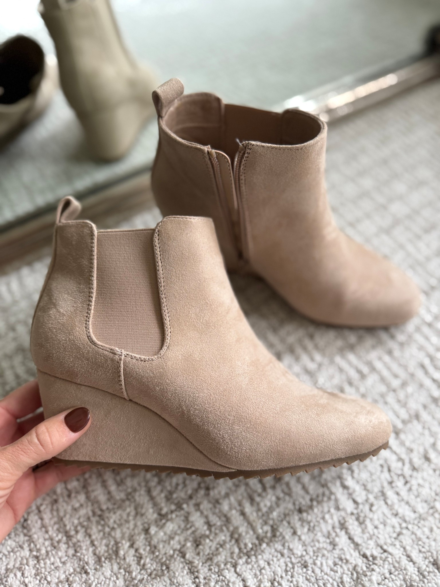 Wedge bootie
Fall boot 


#LTKShoeCrush
