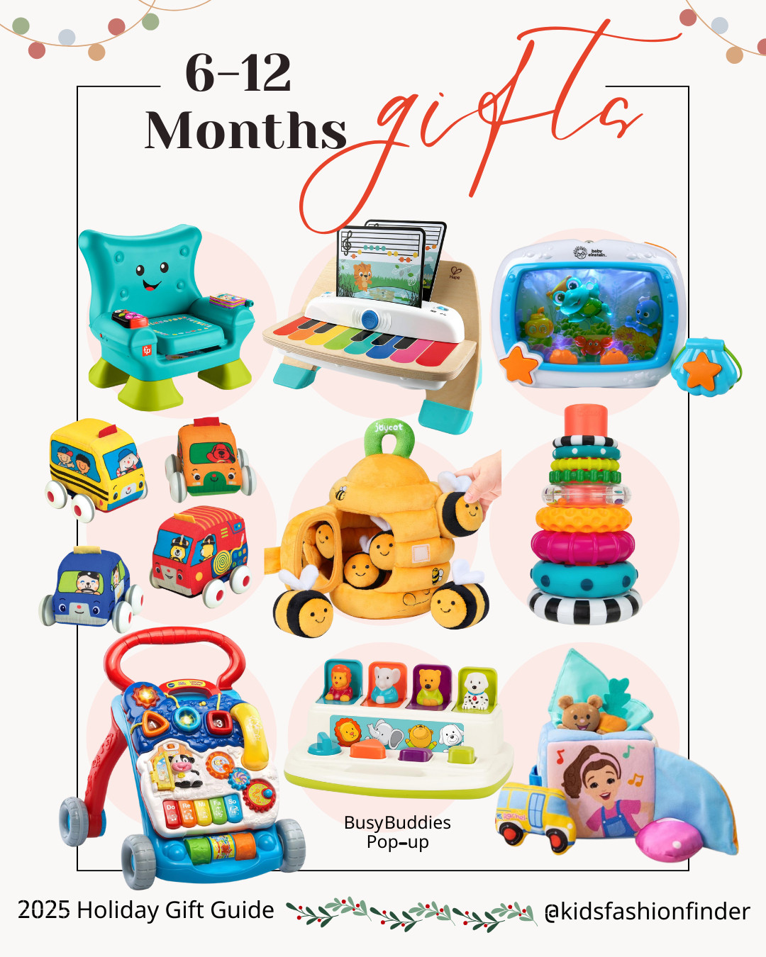 🎄 2025 CHRISTMAS GIFT GUIDE 🎁
Perfect Toys for 6-12 Month Babies! 👶✨

Finding the perfect gift for your little one? We've got you covered! 💙

Give the gift of learning through play this holiday season! 🌟

#ChristmasGifts2025 #BabyGifts #ToysFor6To12Months #InfantToys #BabyDevelopment #LearningToys #BabyChristmas #FirstChristmas #NewbornGifts #BabyRegistry #MomLife #BabyEssentials #DevelopmentalToys #SensoryPlay #EducationalToys #BabyMilestones #ChristmasShopping #GiftGuide2025 #BabyToys #ParentingLife #ToddlerToys #BabyPlaytime #HolidayGifts 🎅🎄👶💝 

 

#LTKGiftGuide #LTKBaby #LTKFamily