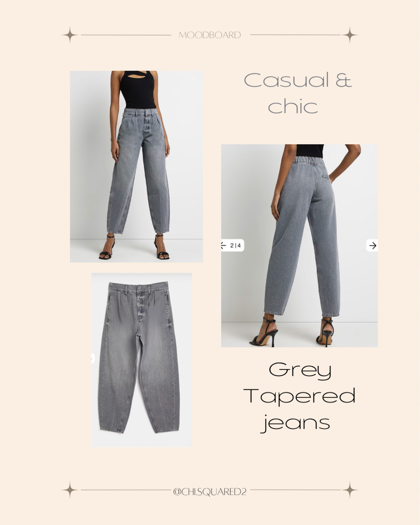 The Tapered denim jean in grey wash. Style up with heels or dress it down with trainers. 

#LTKunder50 #LTKFind #LTKeurope