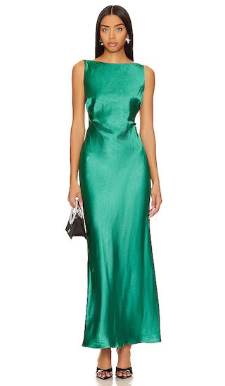Runaway The Label Samsara Maxi Dress in Green. - size XXL | Revolve Clothing (Global)