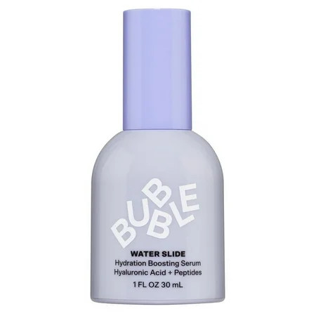 Bubble Skincare Water Slide Hydration Boosting Serum Hyaluronic Acid + Peptides 1 fl oz / 30ml | Walmart (US)