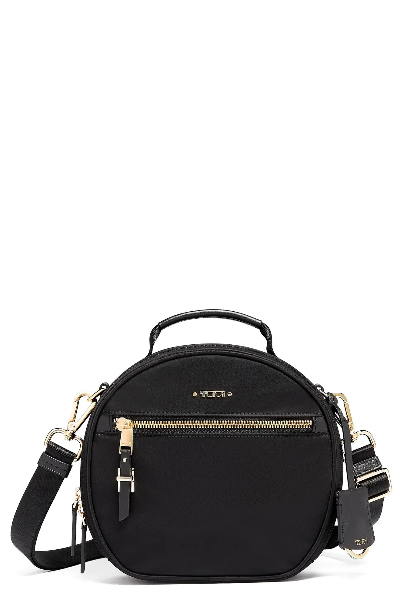 Tumi Quinn Circle Nylon Crossbody Bag - Black | Nordstrom