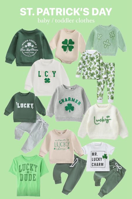 St Patrick’s day toddler / baby outfits from Amazon ☘️

#LTKfindsunder50 #LTKbaby #LTKkids