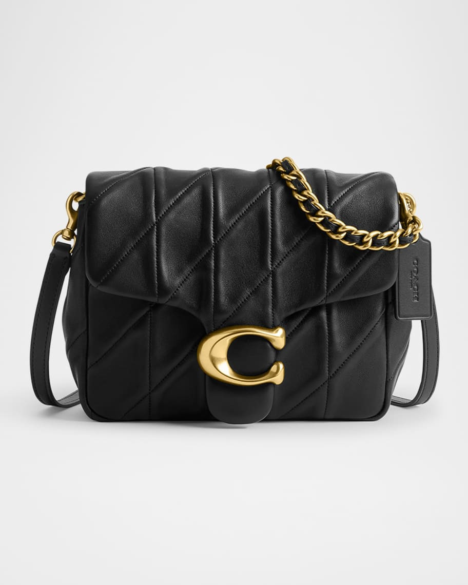 Coach Tabby Time Square Quilted Washed Leather Shoulder Bag | Neiman Marcus