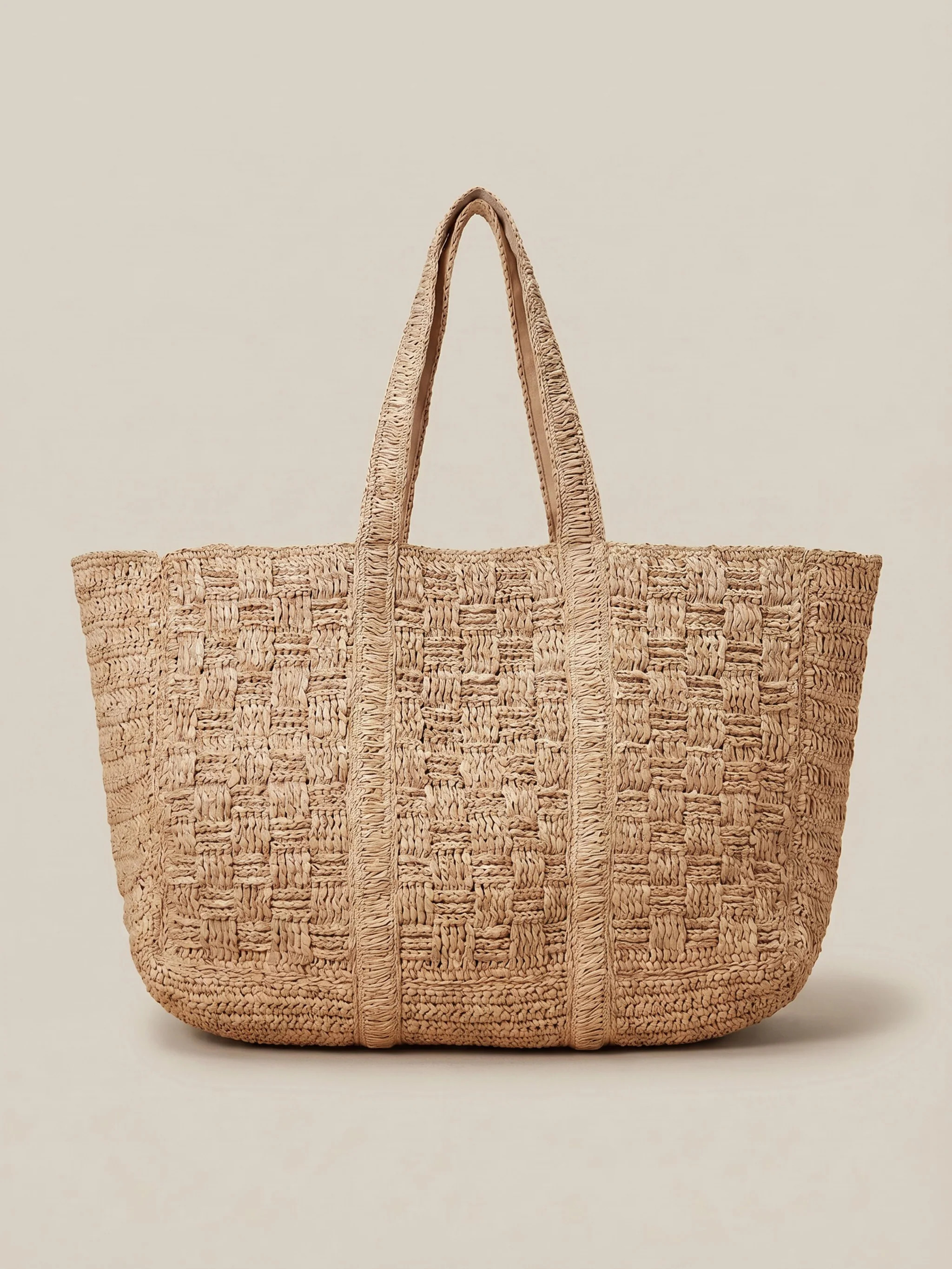 Straw Market Tote - Natural | Faherty